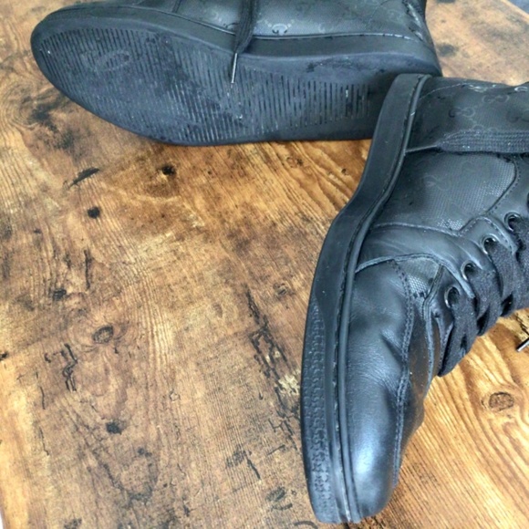 « «SOLD» »Gucci GG Imprime High Top Sneakers Mens - Picture 3 of 11